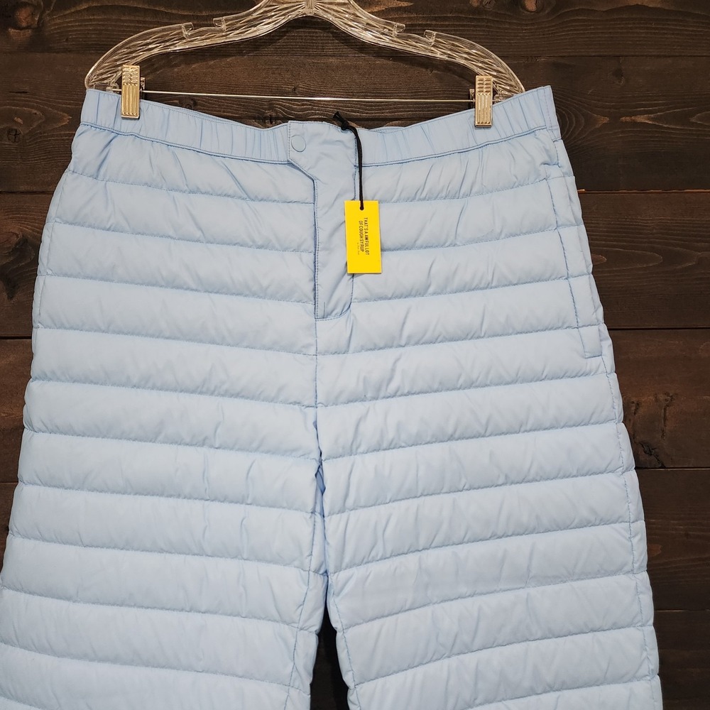 ALOCS / THATS A AWFUL LOT OF COUGH SYRUP PUFFER LARGE SNOW PANTS BLUE NWT - Picture 2 of 14
